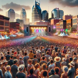 Crowded Nashville Music Festival