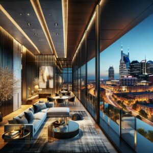 Luxury Nashville downtown apartment