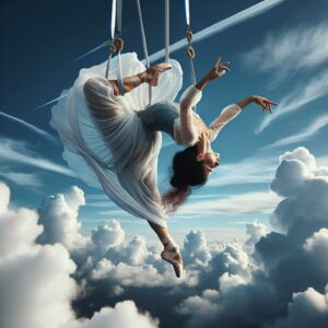 Aerial ballet chronic pain narrative