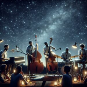 Jazz night under stars