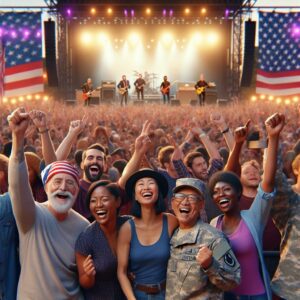 Veterans enjoying Nashville music festival