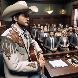 Country singer in court