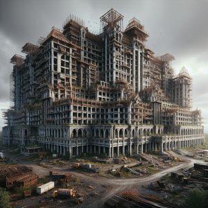 Abandoned luxury hotel project