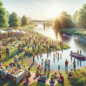 Community Gathering by River