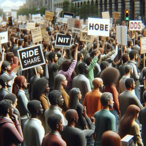 Rideshare Protest Rally