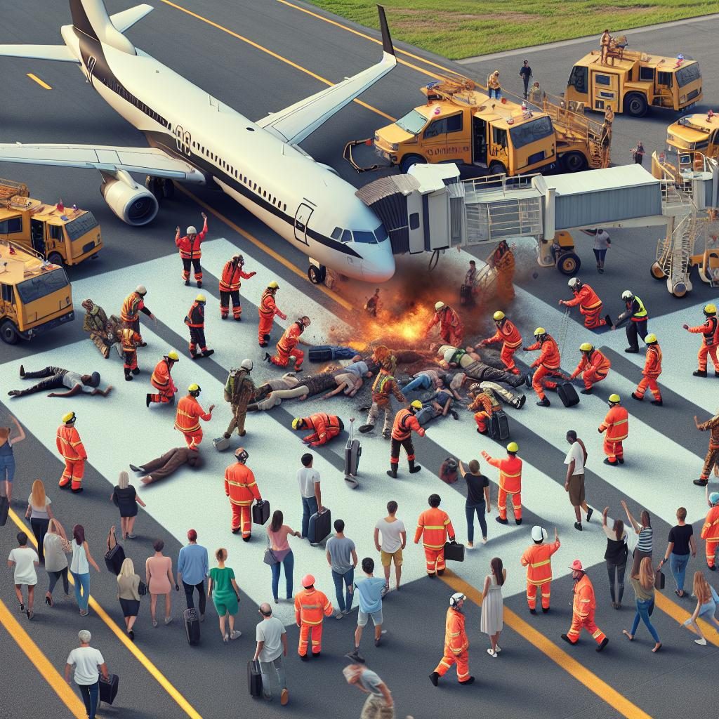 Aircraft runway incident