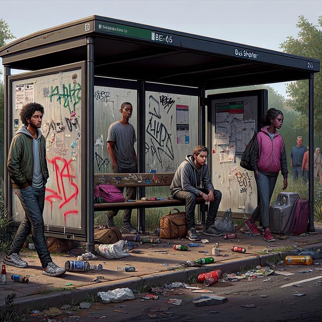 Bus Shelter Vandalism Concern