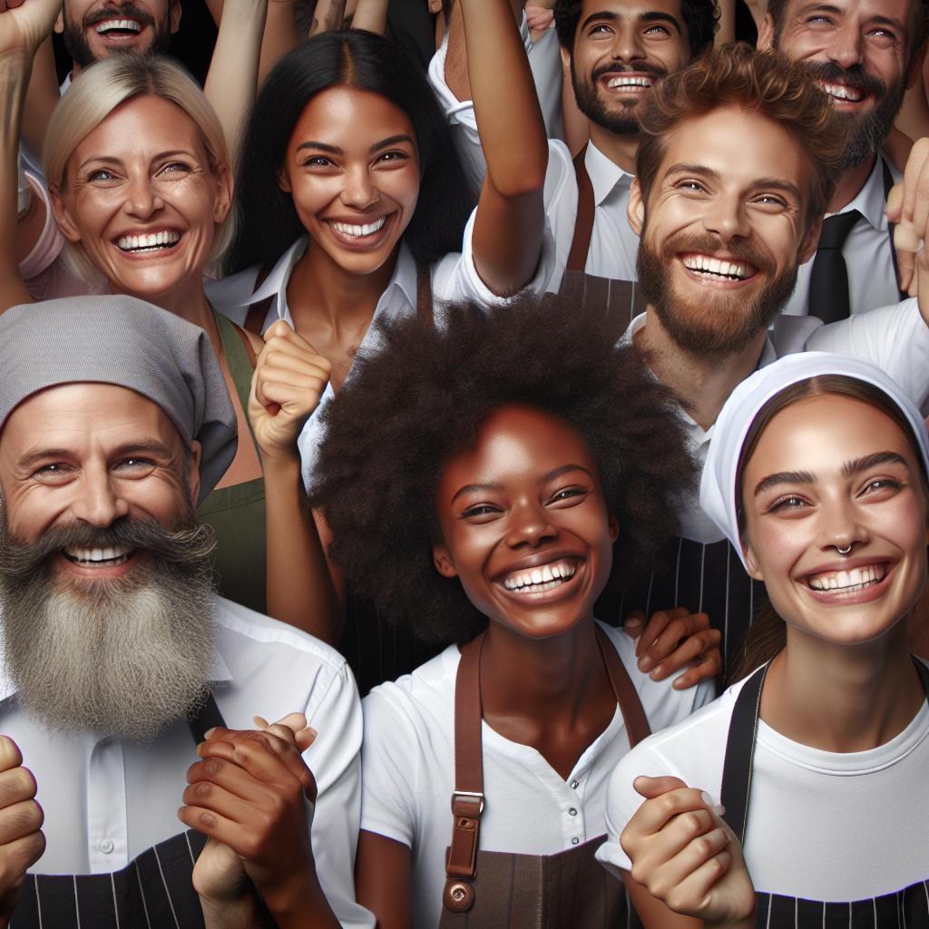 Baristas Celebrating Unity