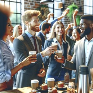 Union Celebration at Starbucks