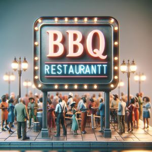 BBQ Restaurant Signage