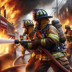 Firefighters in Action