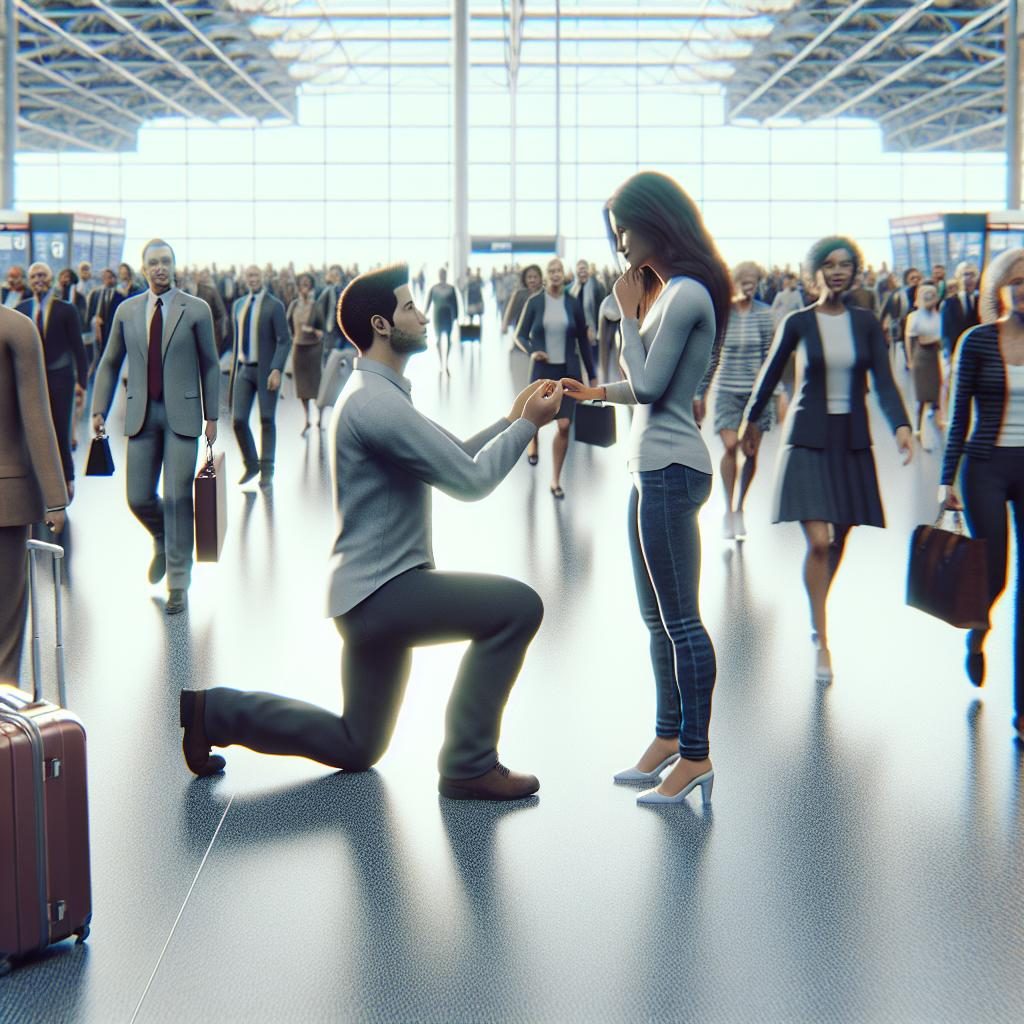 Airport Proposal Moment