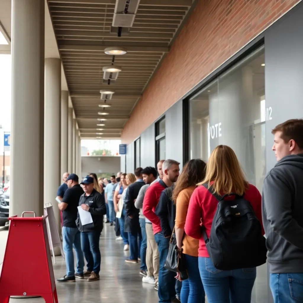 Nashville Voters Brave Long Lines as Early Voting Kicks Off