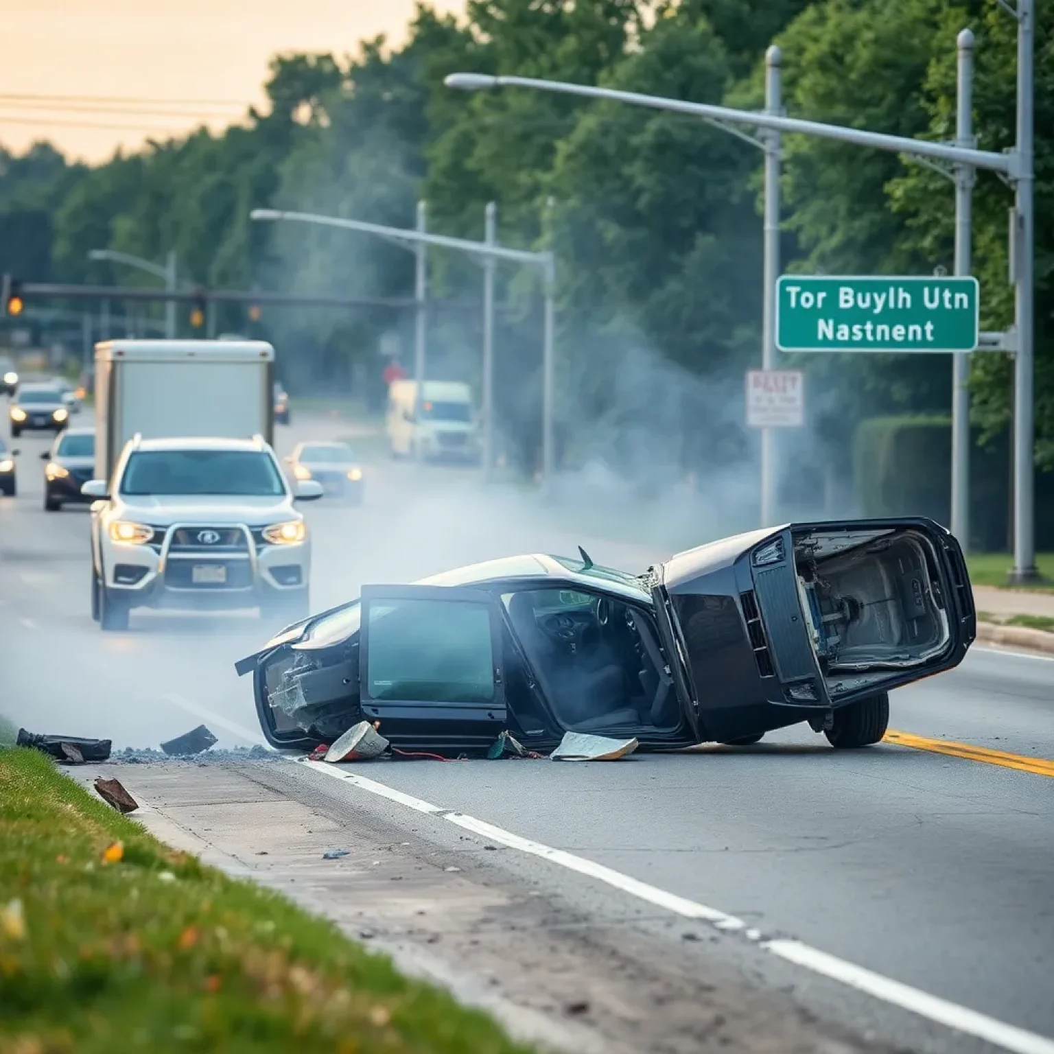 Accident Causes Major Disruption on Nashville Road in Bowling Green