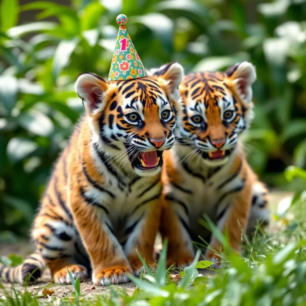 Nashville Zoo Throws Joyous First Birthday Bash for Sumatran Tiger Cubs