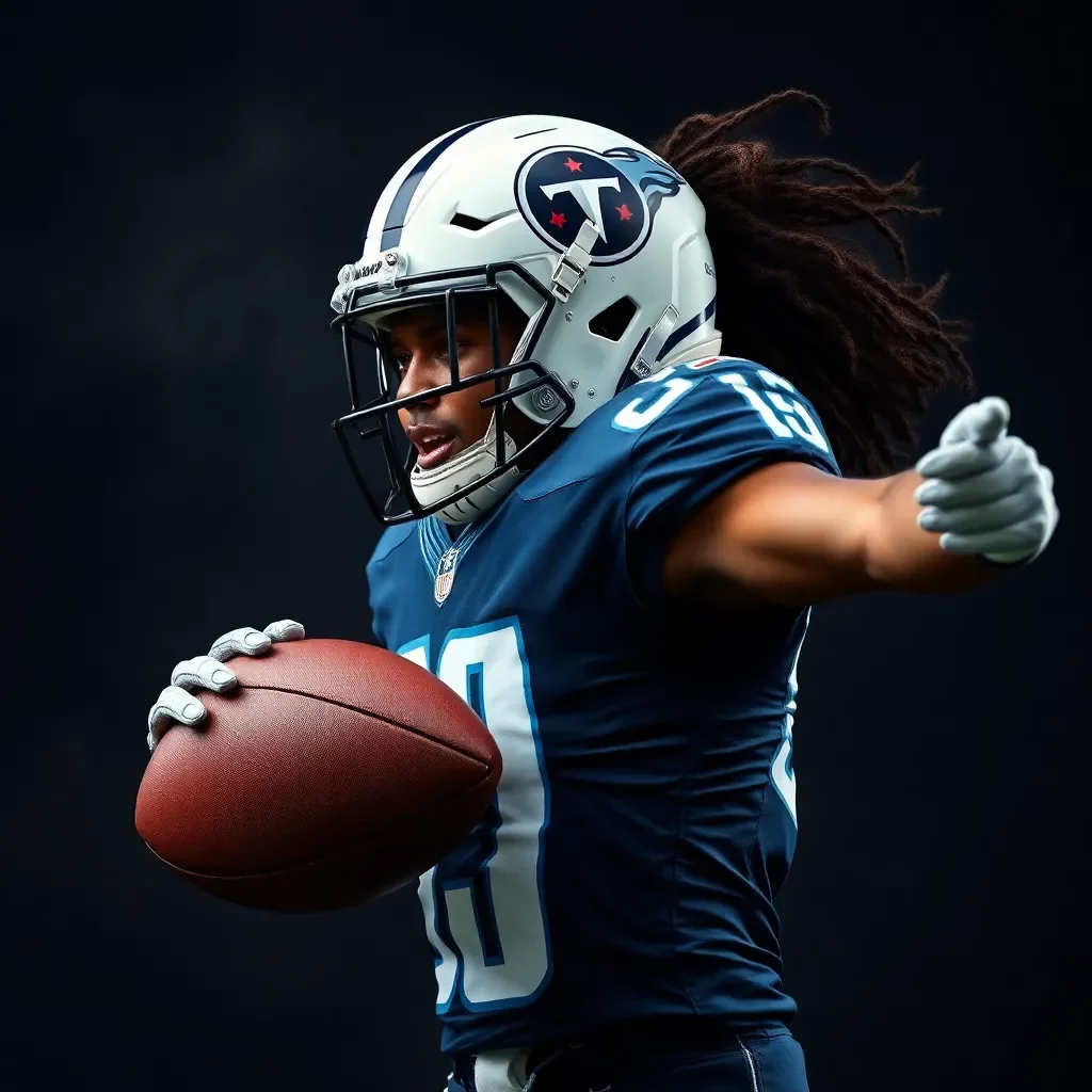 Tennessee Titans Wide Receiver Balances NFL Stardom with Passion for Art and Women Empowerment