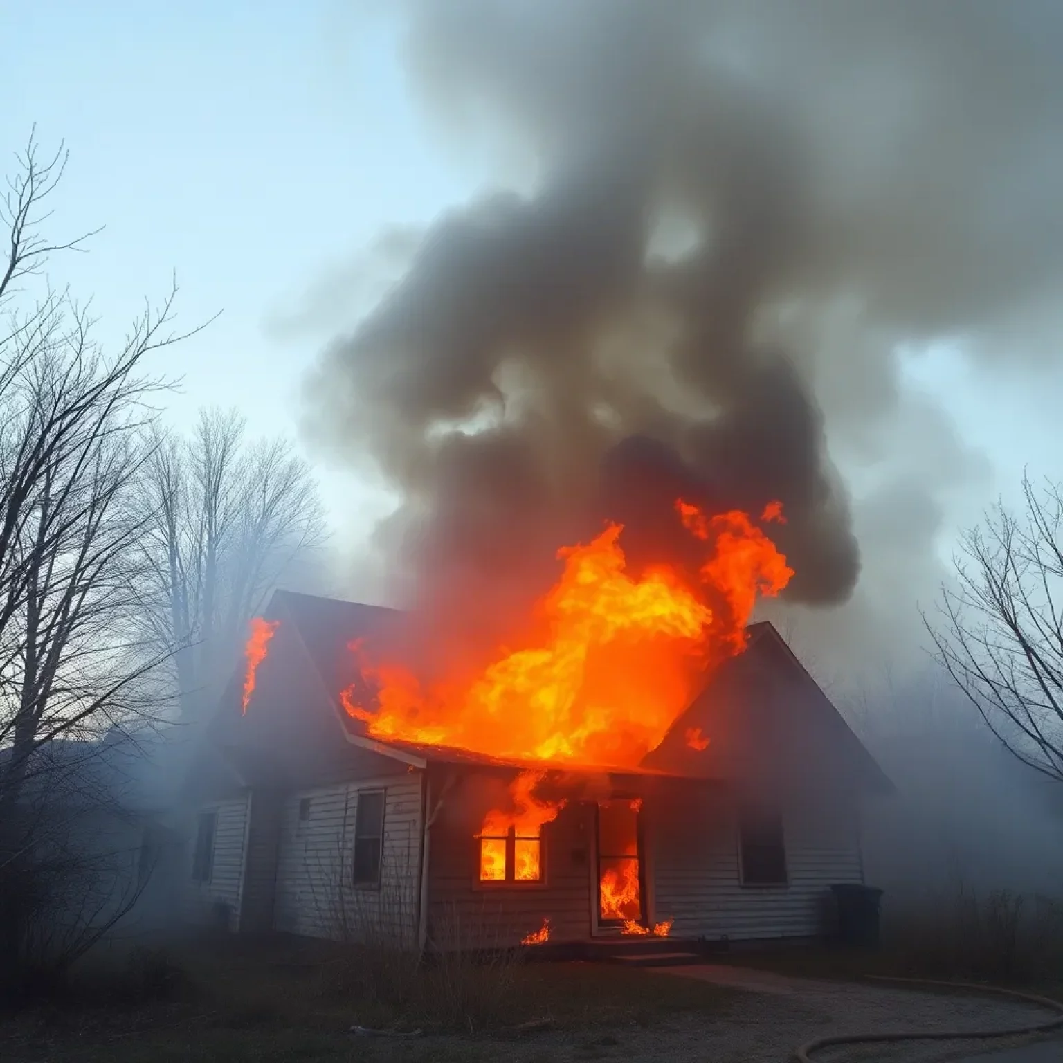 Fire Erupts in Abandoned House, Sparks Community Concerns in South Nashville