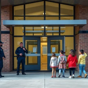 Nashville school showcasing security measures with resource officers