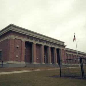 Exterior of Tennessee Department of Correction building