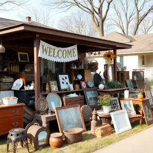 Grasons estate sale event showcasing vintage items in Nashville