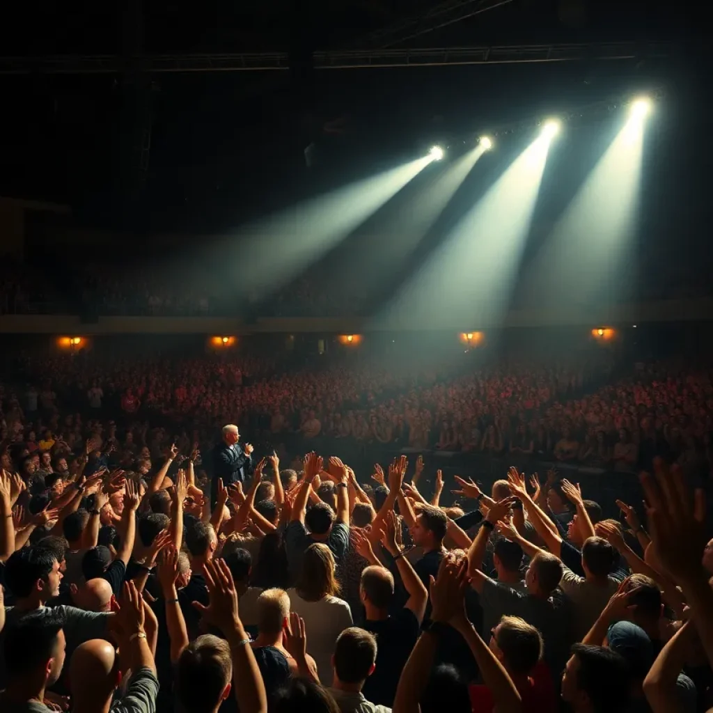 Jelly Roll performing at a concert in Nashville