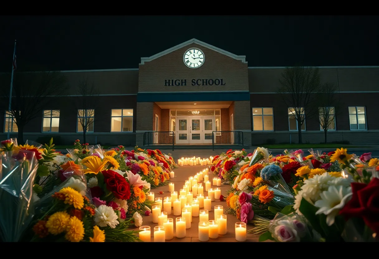 Memorial for Antioch High School shooting victim in Murfreesboro