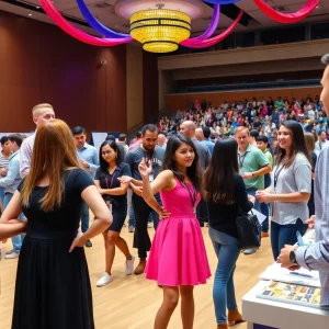 Young dancers participating in a job fair in Nashville.