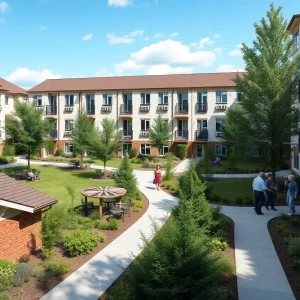 Elderly housing complex for seniors in Old Hickory.