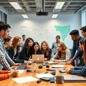 Students and faculty collaborating on national security initiatives at Vanderbilt University