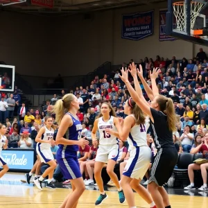 Vanderbilt women’s basketball team playing at Memorial Gymnasium