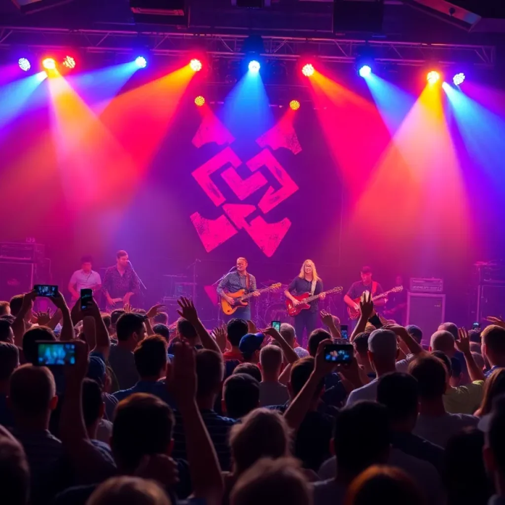 Crowd enjoying a live concert performance at The Pinnacle in Nashville.