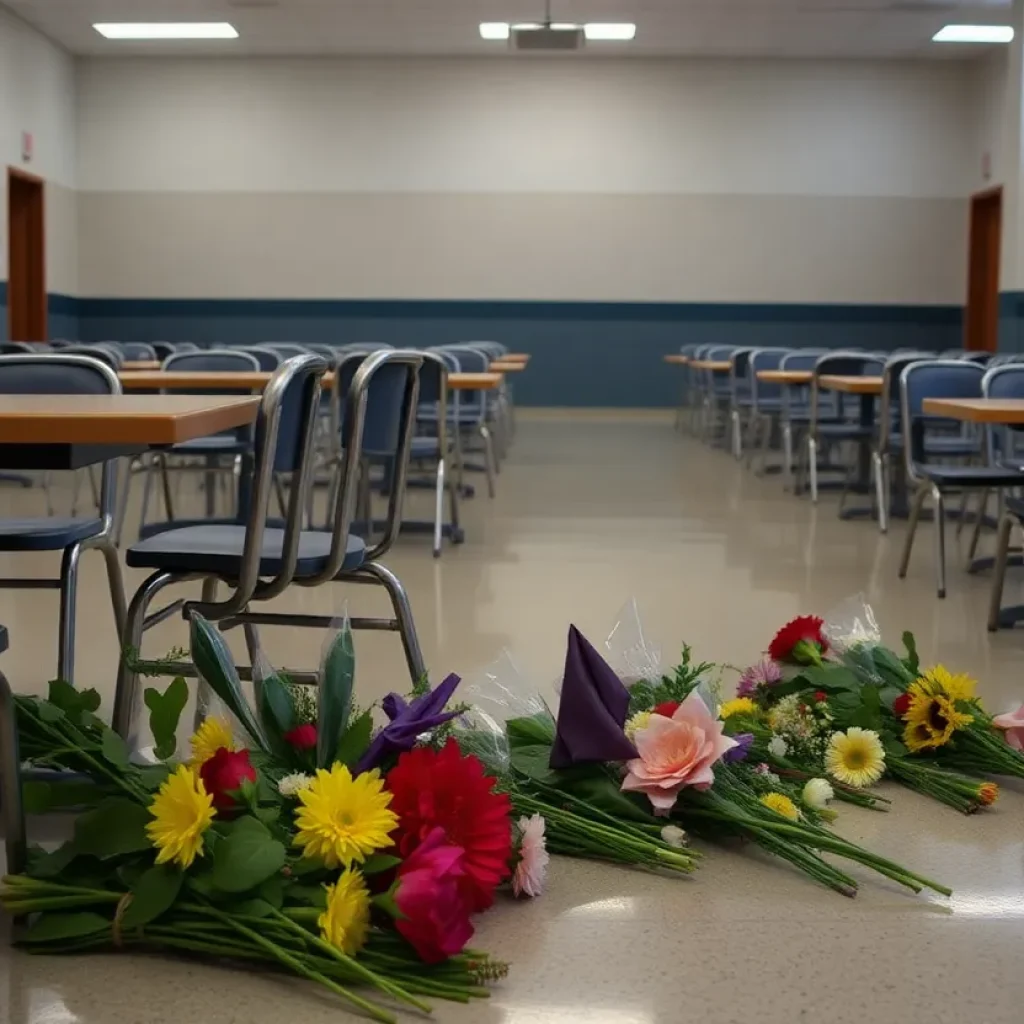 Vigils held in the Antioch High School cafeteria following the tragedy