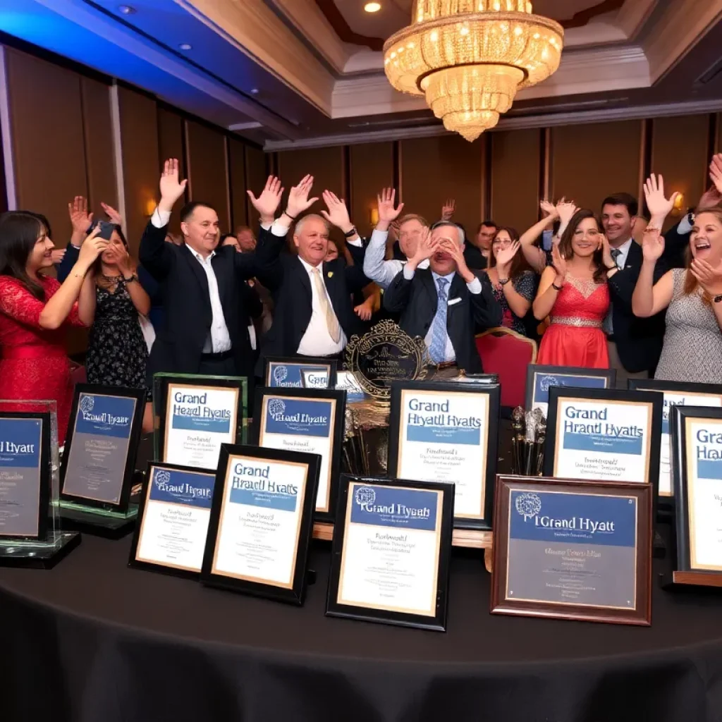 Attendees celebrating at the NAIOP Middle Tennessee Awards Ceremony