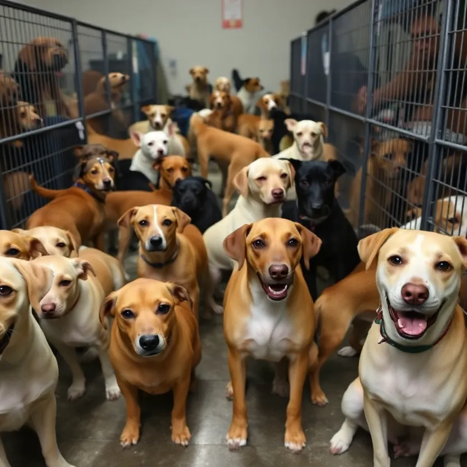 Shelter filled with abandoned animals in Nashville