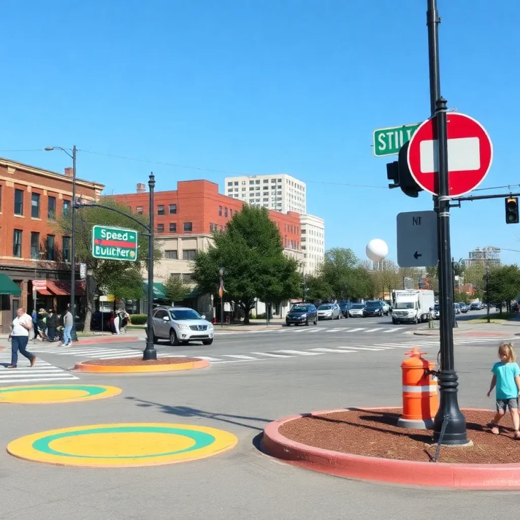 Traffic calming measures in Nashville streets