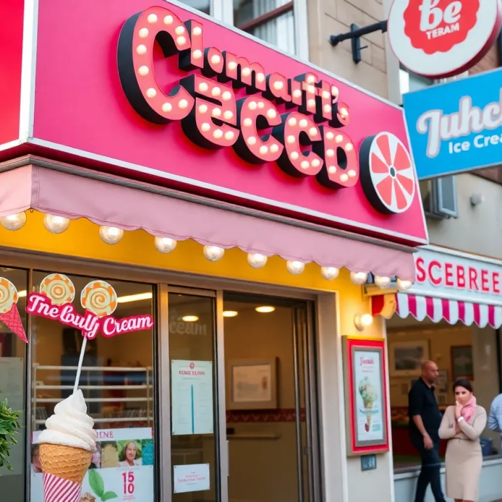 Exterior of Van Leeuwen Ice Cream Shop in Nashville